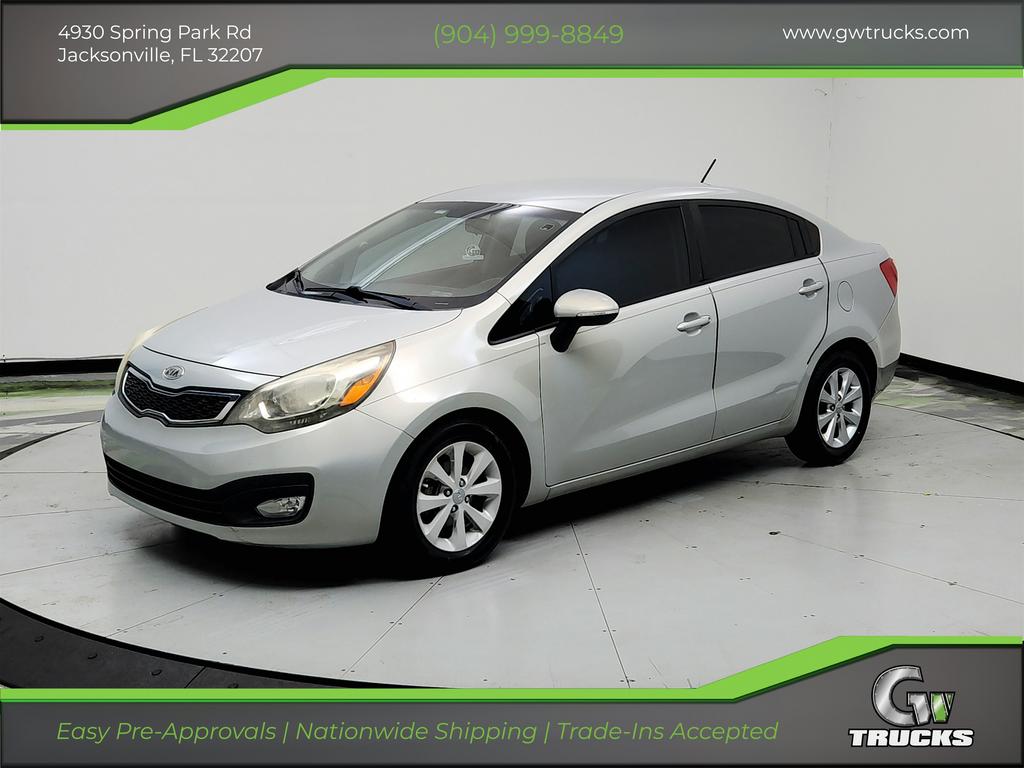 Aluminum 2012 Kia Rio Sedan Front-Wheel Drive Automatic