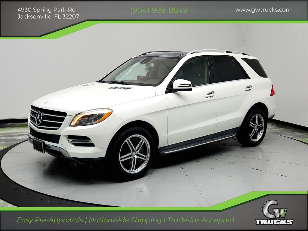 White 2014 Mercedes-Benz M-Class SUV / Crossover All-Wheel Drive Automatic