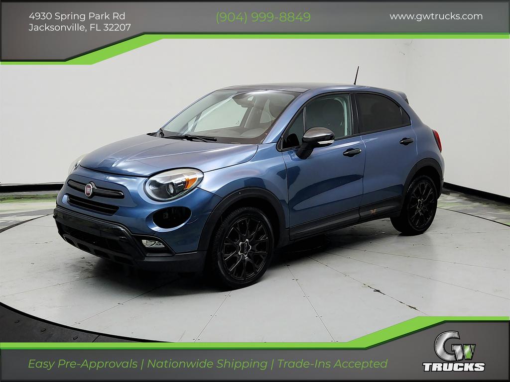 Blue 2018 FIAT 500X SUV / Crossover Front-Wheel Drive Automatic
