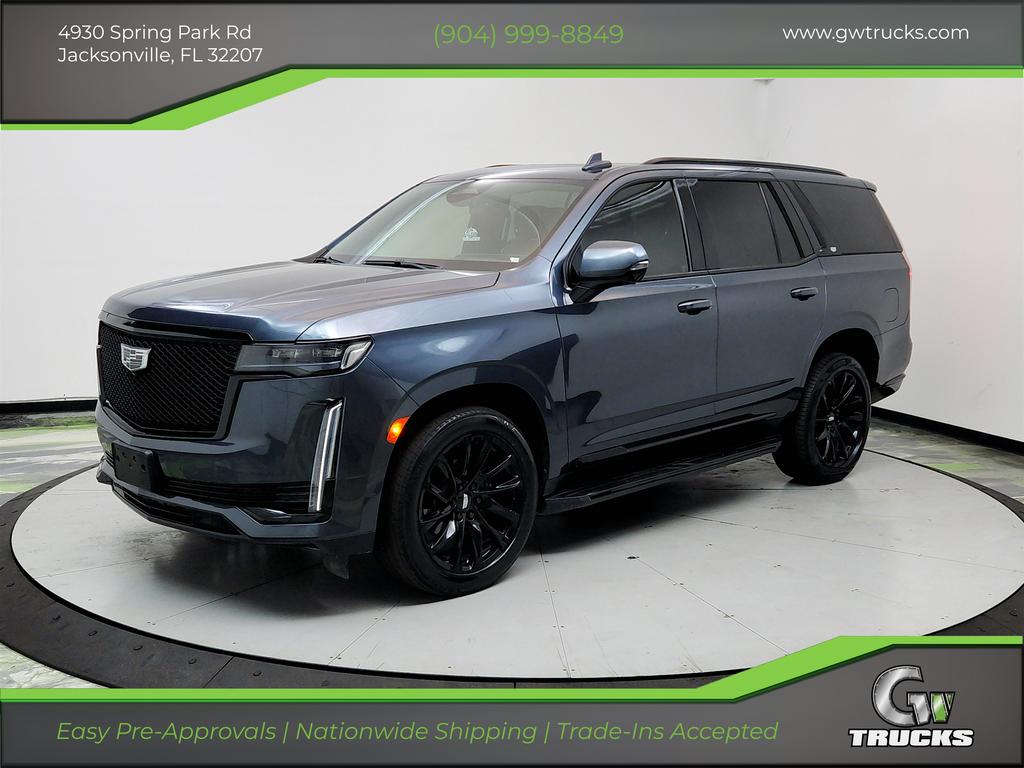 Gray 2021 Cadillac Escalade SUV / Crossover Four-Wheel Drive Automatic