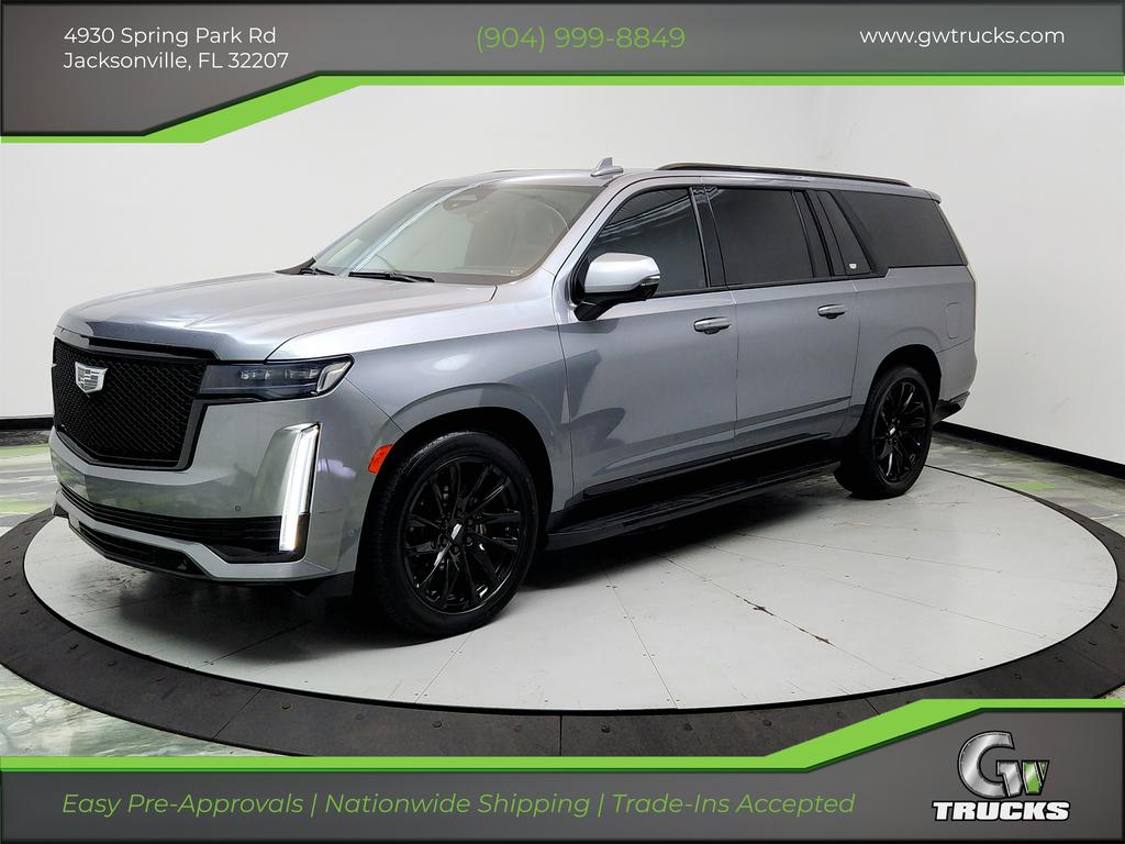 Gray 2022 Cadillac Escalade ESV SUV / Crossover Four-Wheel Drive Automatic