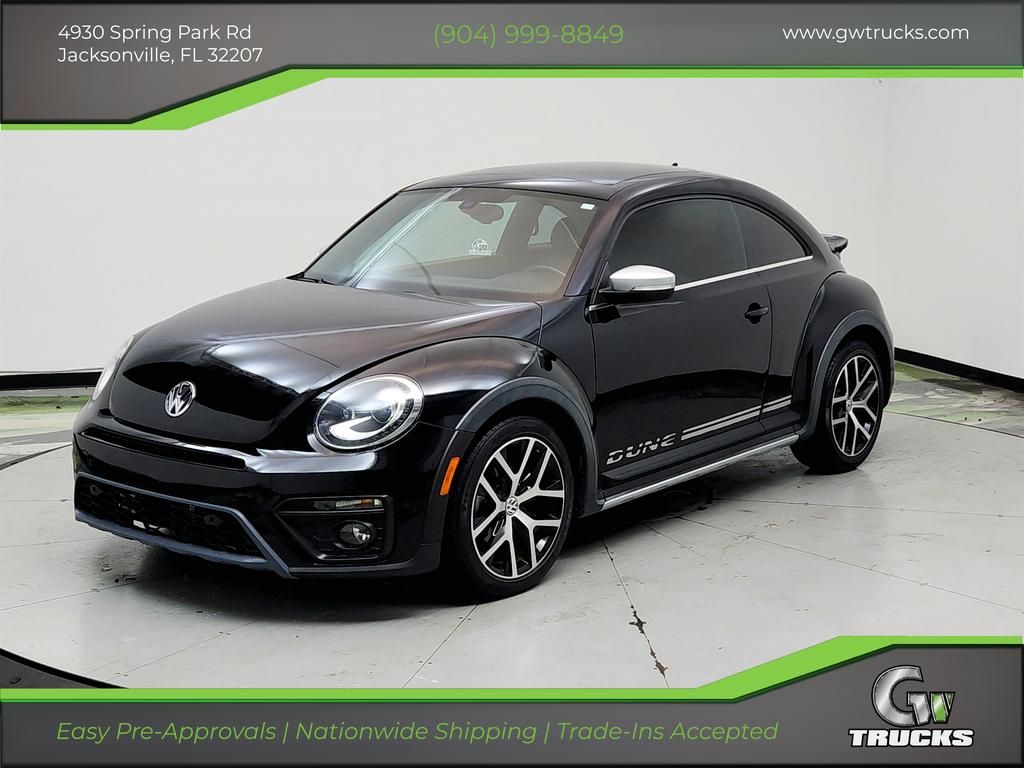 Black 2016 Volkswagen Beetle Hatchback Front-Wheel Drive Automatic