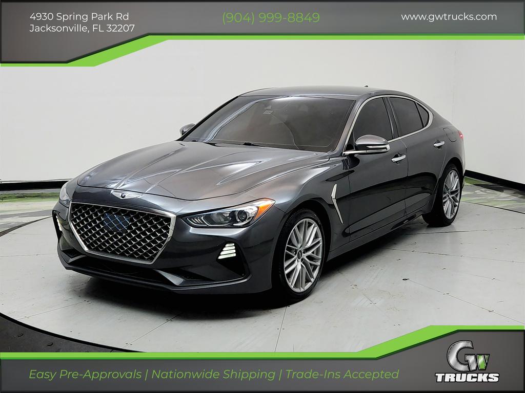 Gray 2020 Genesis G70 Sedan Rear-Wheel Drive Automatic