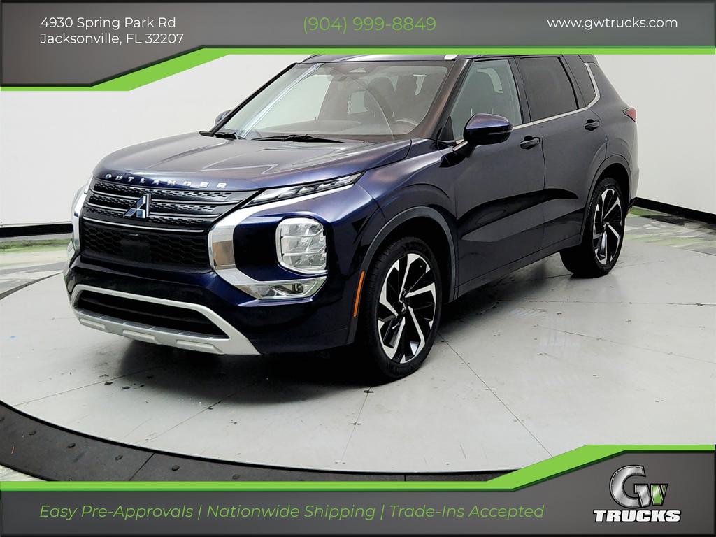 Blue 2022 Mitsubishi Outlander SUV / Crossover Front-Wheel Drive Automatic