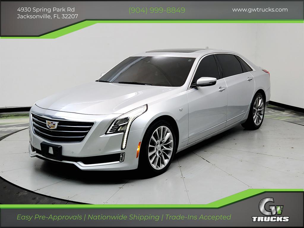 Silver 2017 Cadillac CT6 Sedan All-Wheel Drive Automatic