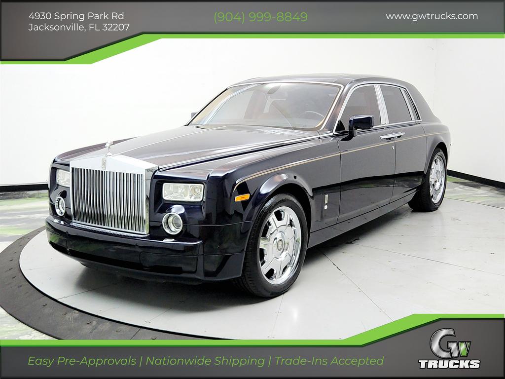 Blue (Dark) 2006 Rolls-Royce Phantom Sedan Rear-Wheel Drive Automatic