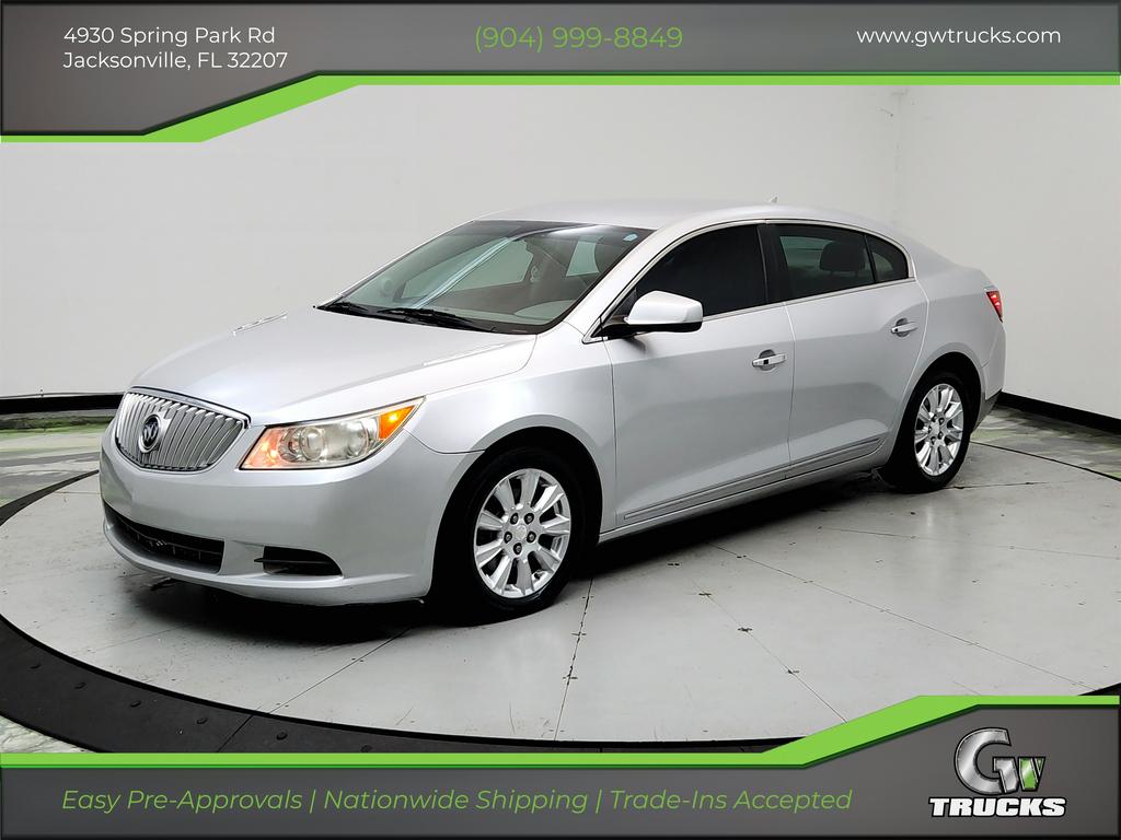 Aluminum 2012 Buick LaCrosse Sedan Front-Wheel Drive Automatic