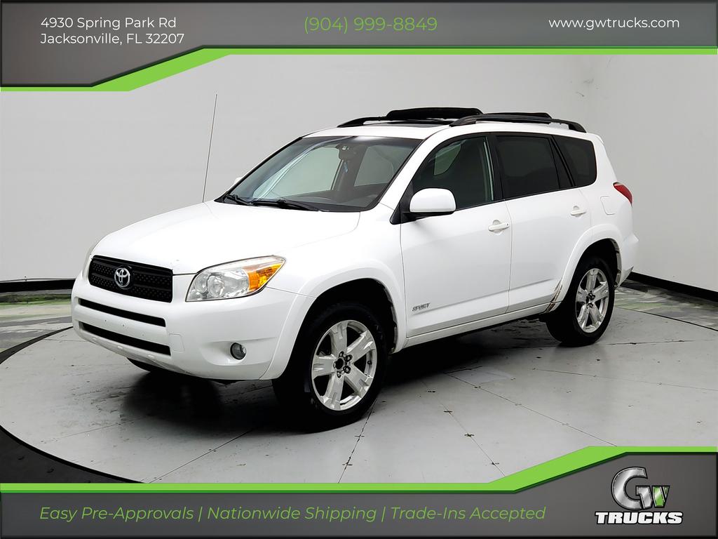 White 2007 Toyota RAV4 SUV / Crossover Four-Wheel Drive Automatic