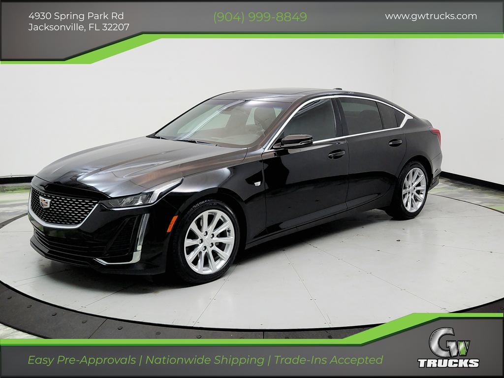 Black 2023 Cadillac CT5 Sedan Rear-Wheel Drive Automatic