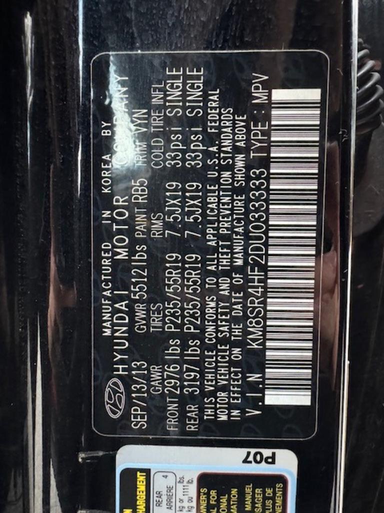 2013 HYUNDAI Santa Fe SUV / Crossover - $8,999