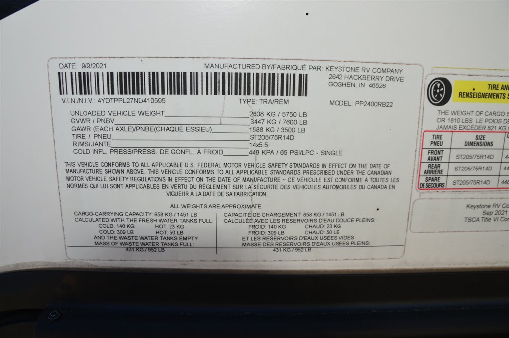 2022 Passport Passport - $15,995