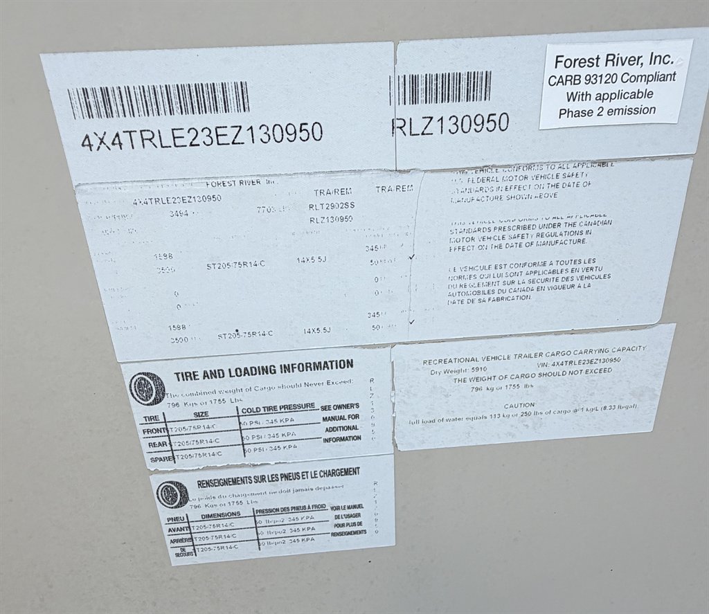 2014 Forest River Real-lite / Rockwood Lite Weight Trailers - $13,995