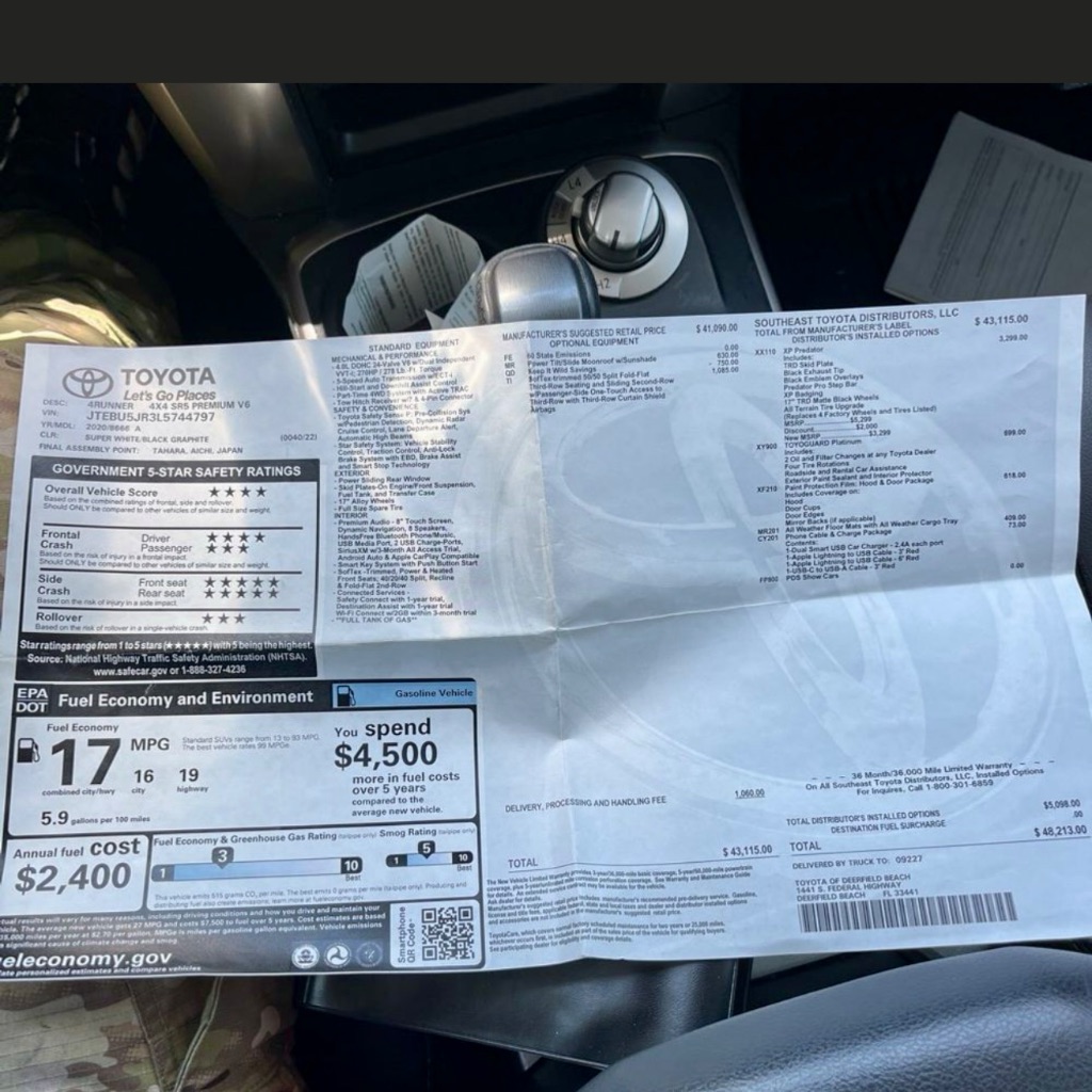 2020 Toyota 4Runner SR5 Premium photo