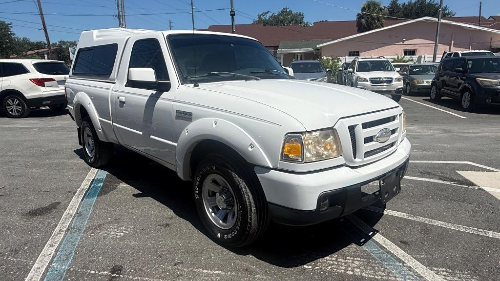 White 2007 Ford Ranger Pickup Truck Four-Wheel Drive Automatic