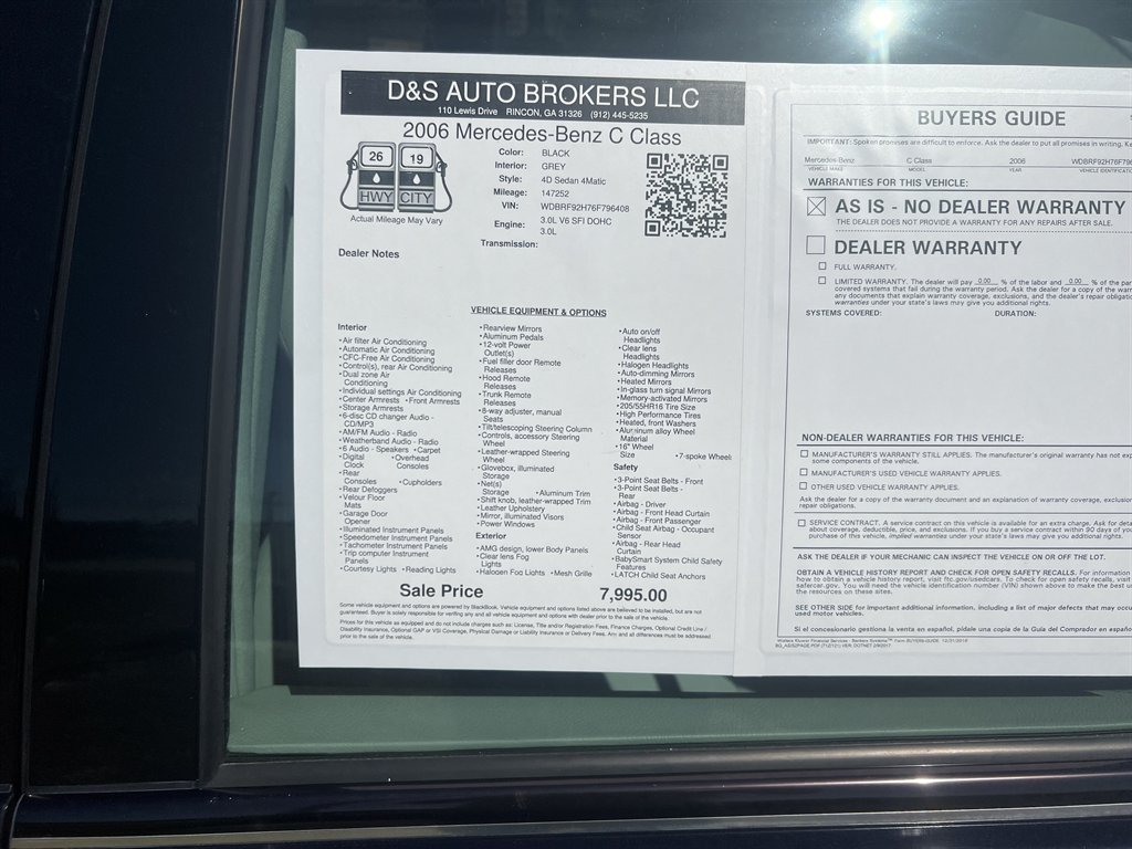 2006 Mercedes-Benz C-Class C280 photo