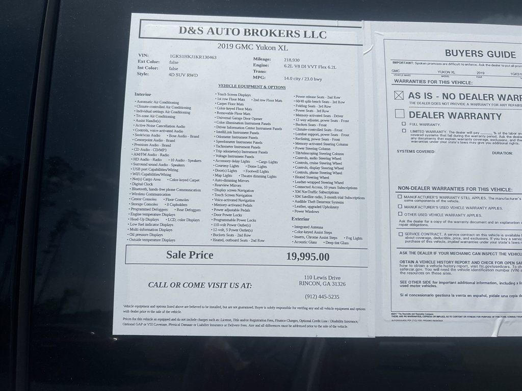 2019 GMC Yukon XL 1500 Denali photo