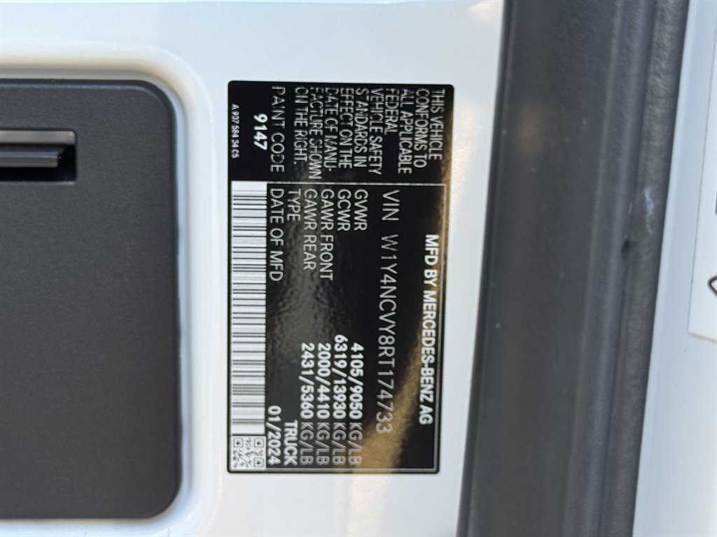 2024 Mercedes-Benz Sprinter - $61,995