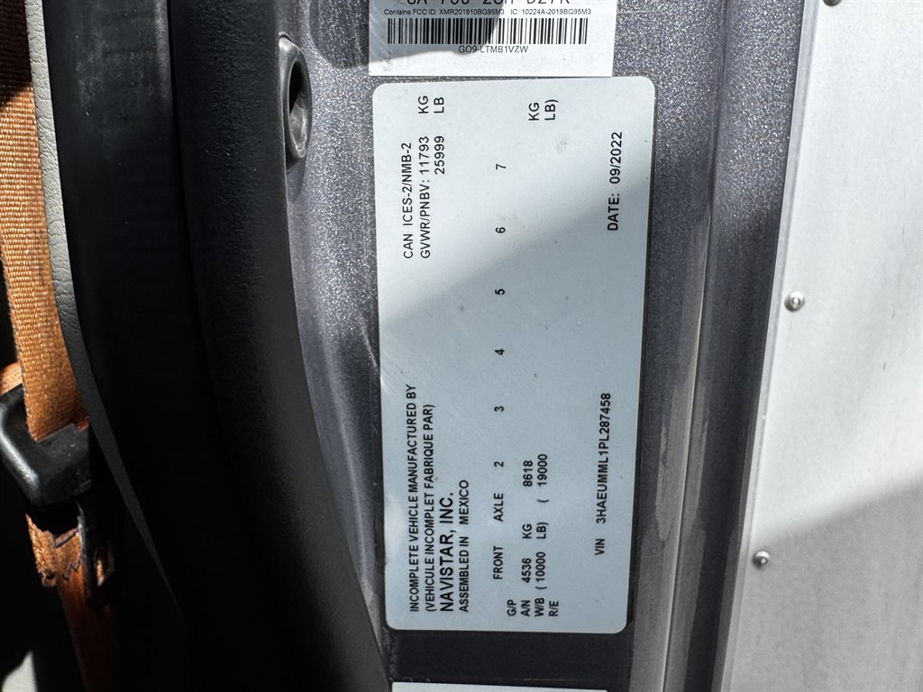 2023 International Mv607 - $41,995