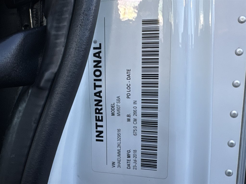 2019 International Mv607 - $39,995