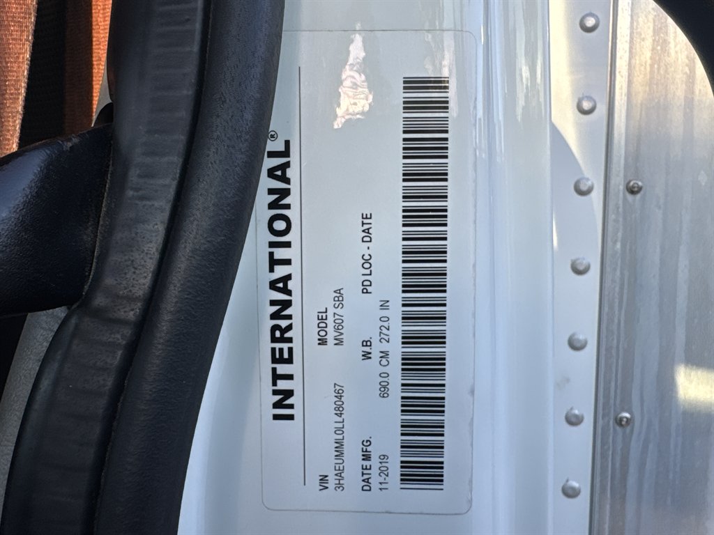 2020 International Mv607 - $38,995