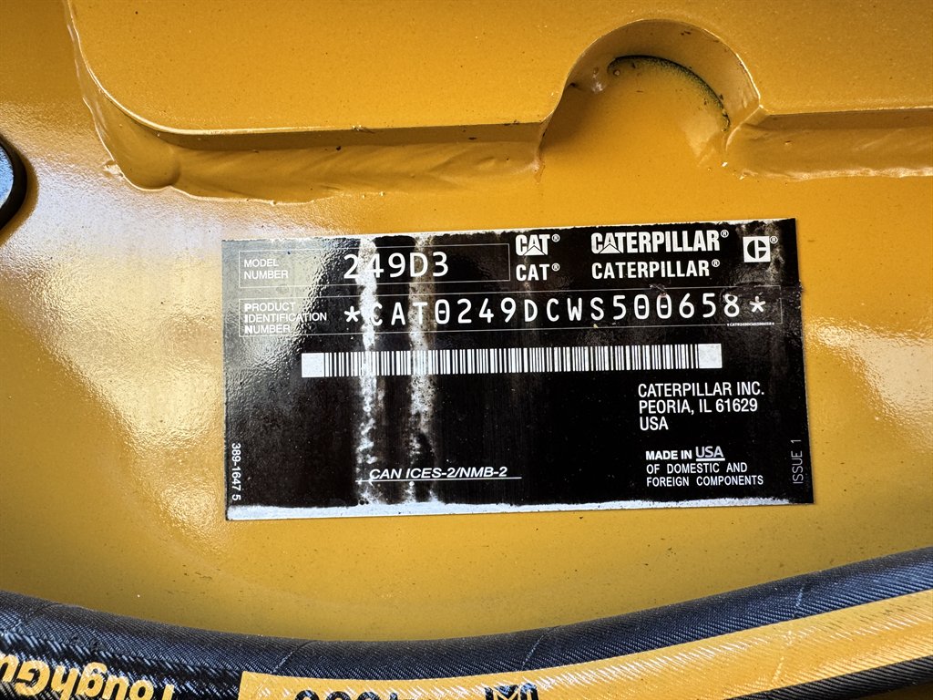 2021 Caterpillar 249d3 - $31,495