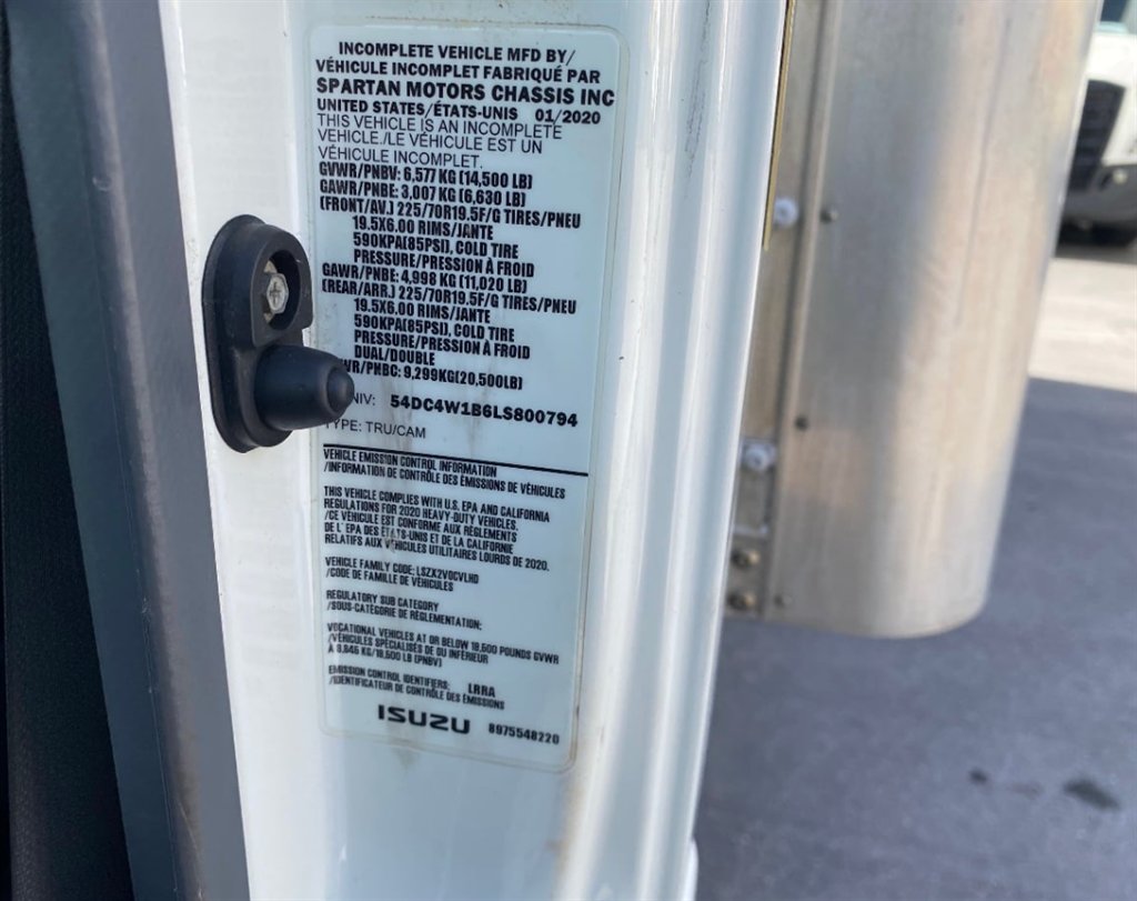 2020 Isuzu NPR EFI - $29,995