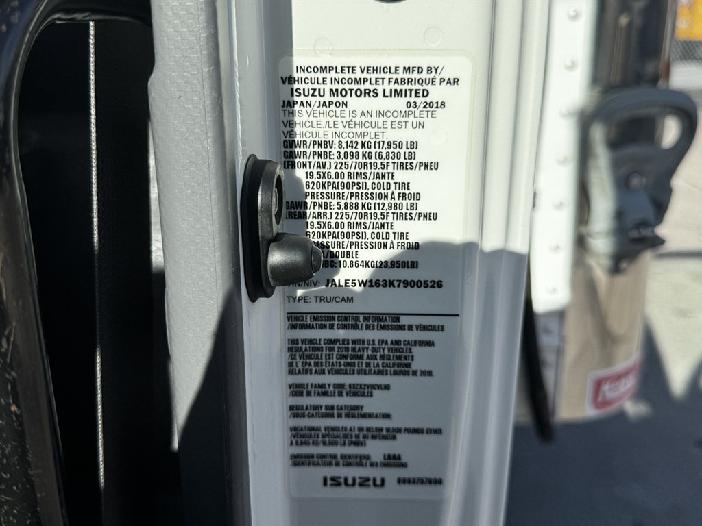2019 Isuzu Nqr - $29,995