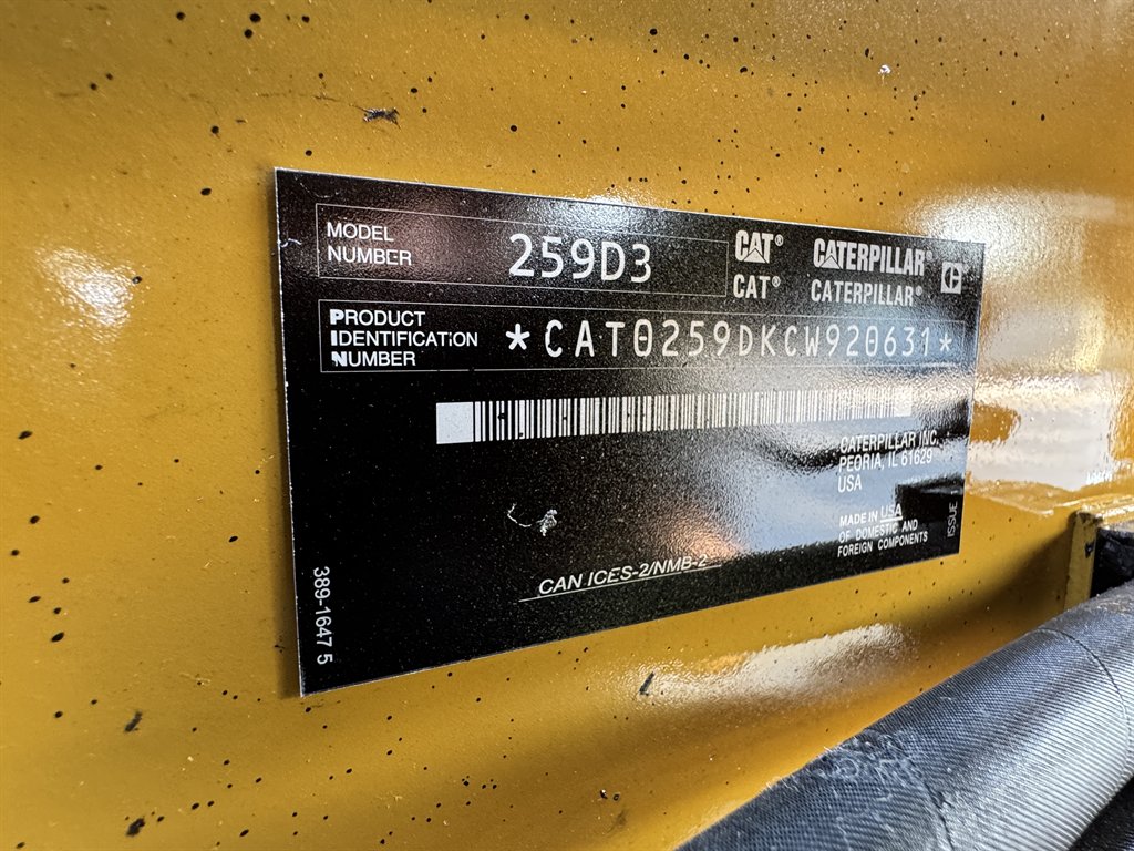 2022 Caterpillar 259d3 - $37,495