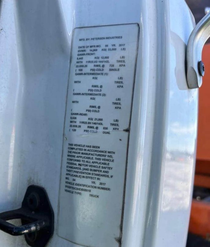 2017 Ford F-750 - $82,995