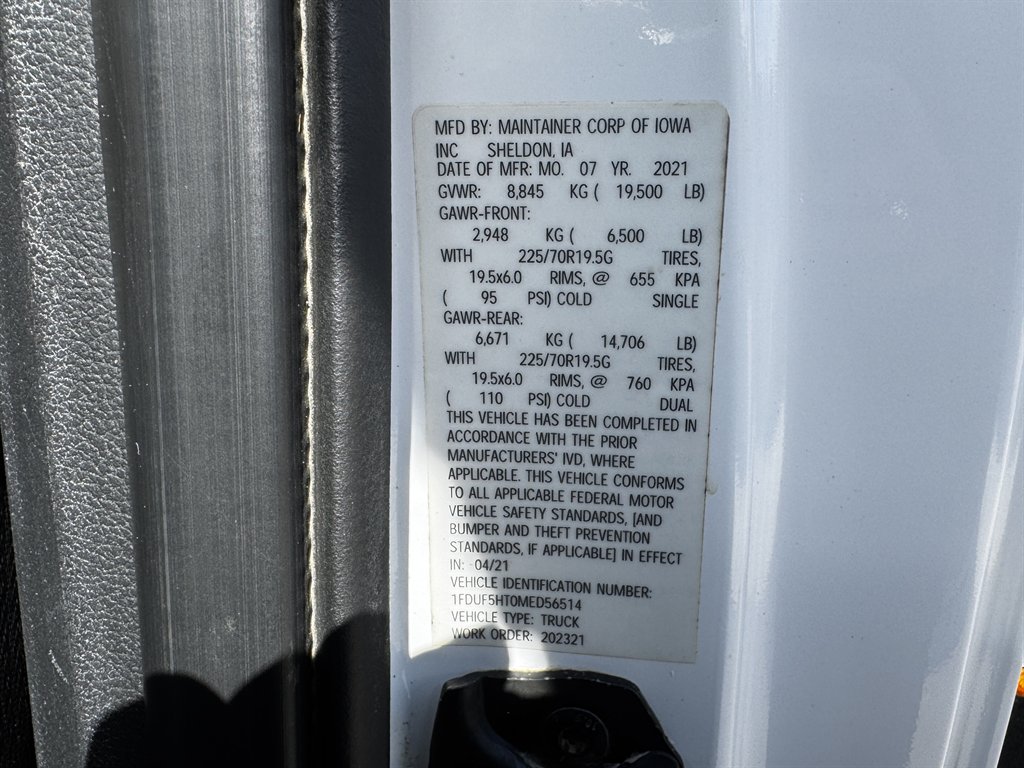 2021 Ford F-550 - $98,995