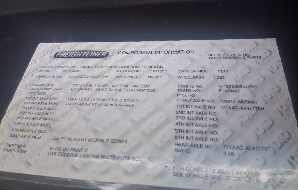 2018 Freightliner Cascadia - $55,995
