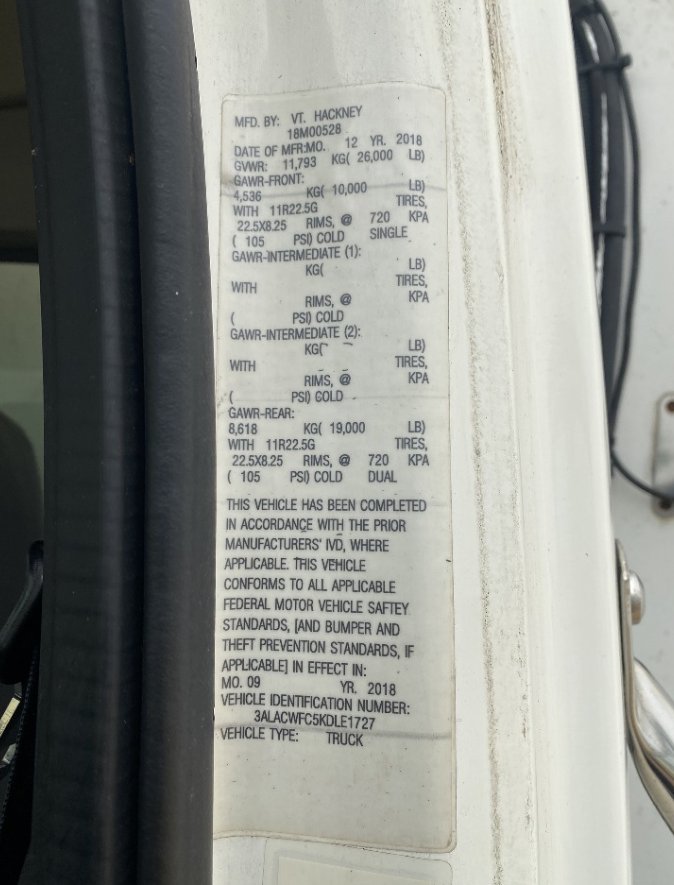 2019 Freightliner M2 - $37,995