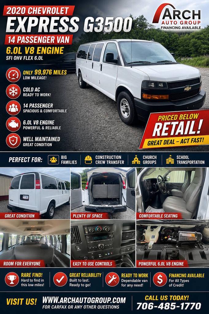 2020 Chevrolet Express - $20,995