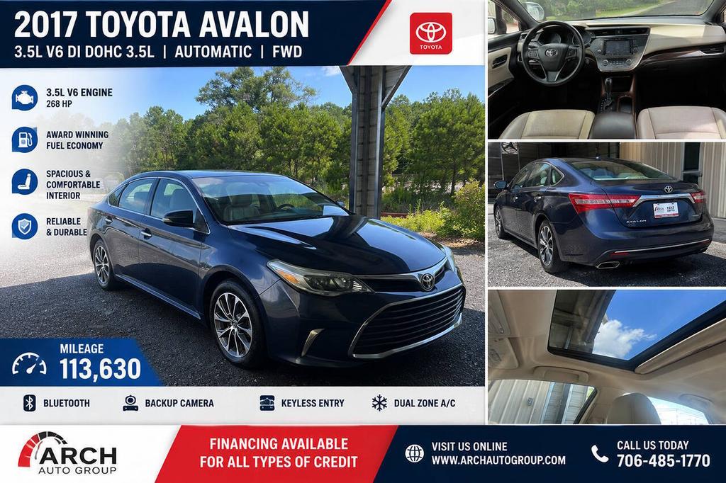 2017 Toyota Avalon - $16,900