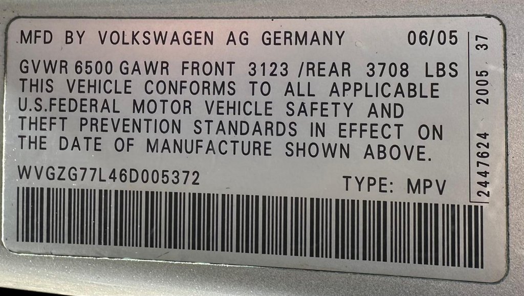 2006 Volkswagen Touareg V6 photo