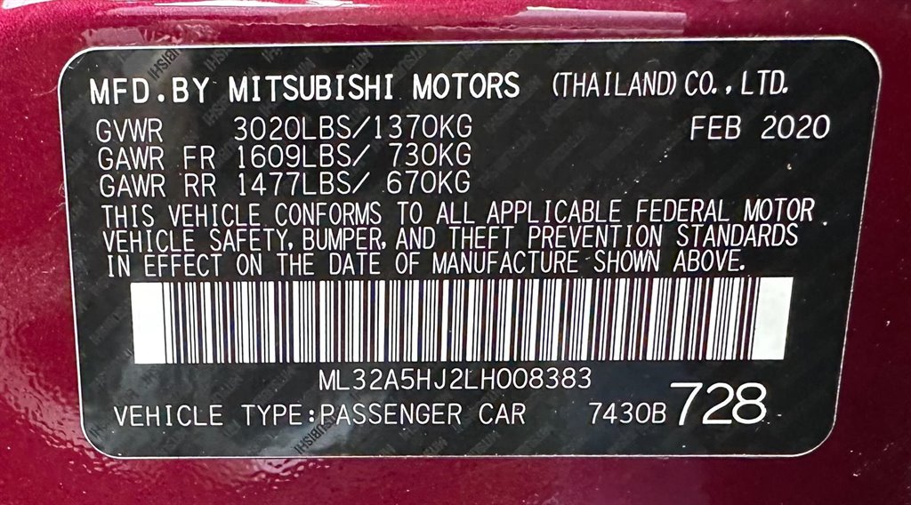 2020 Subaru Mirage GT photo
