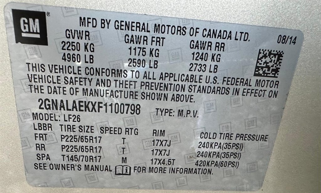 2015 Chevrolet Equinox LS photo