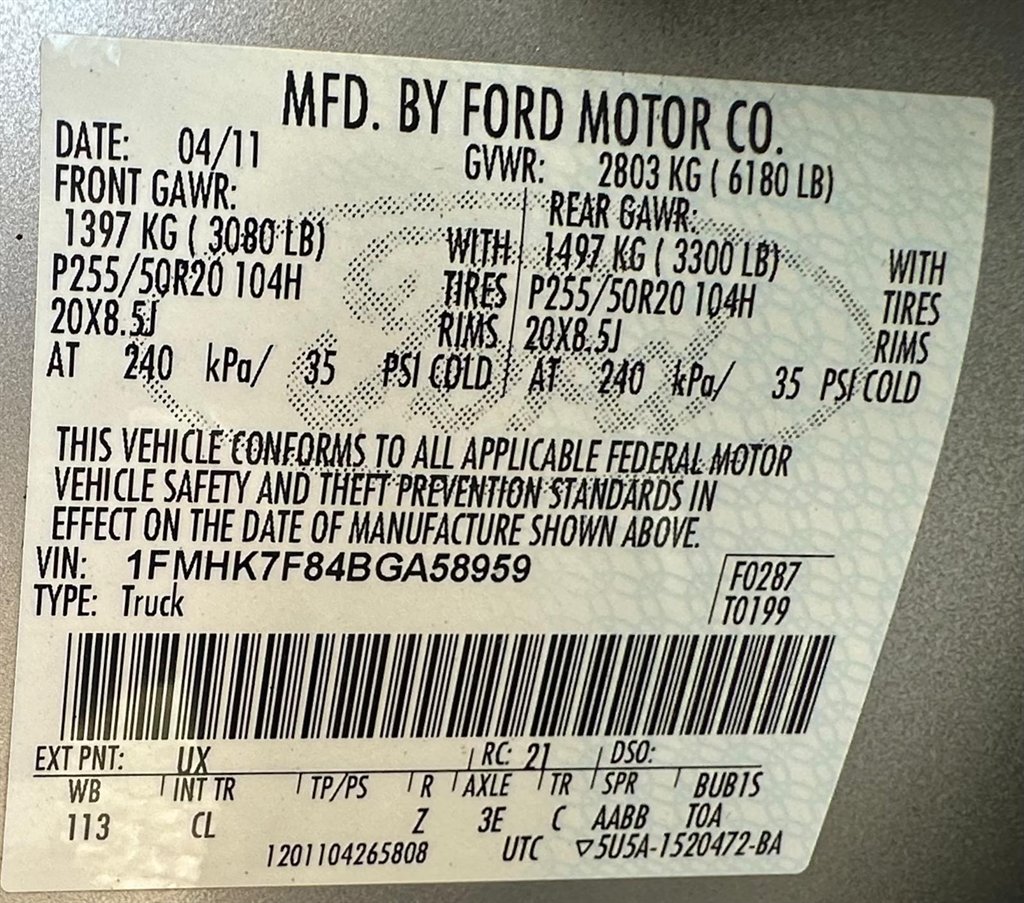 2011 Ford Explorer Limited photo