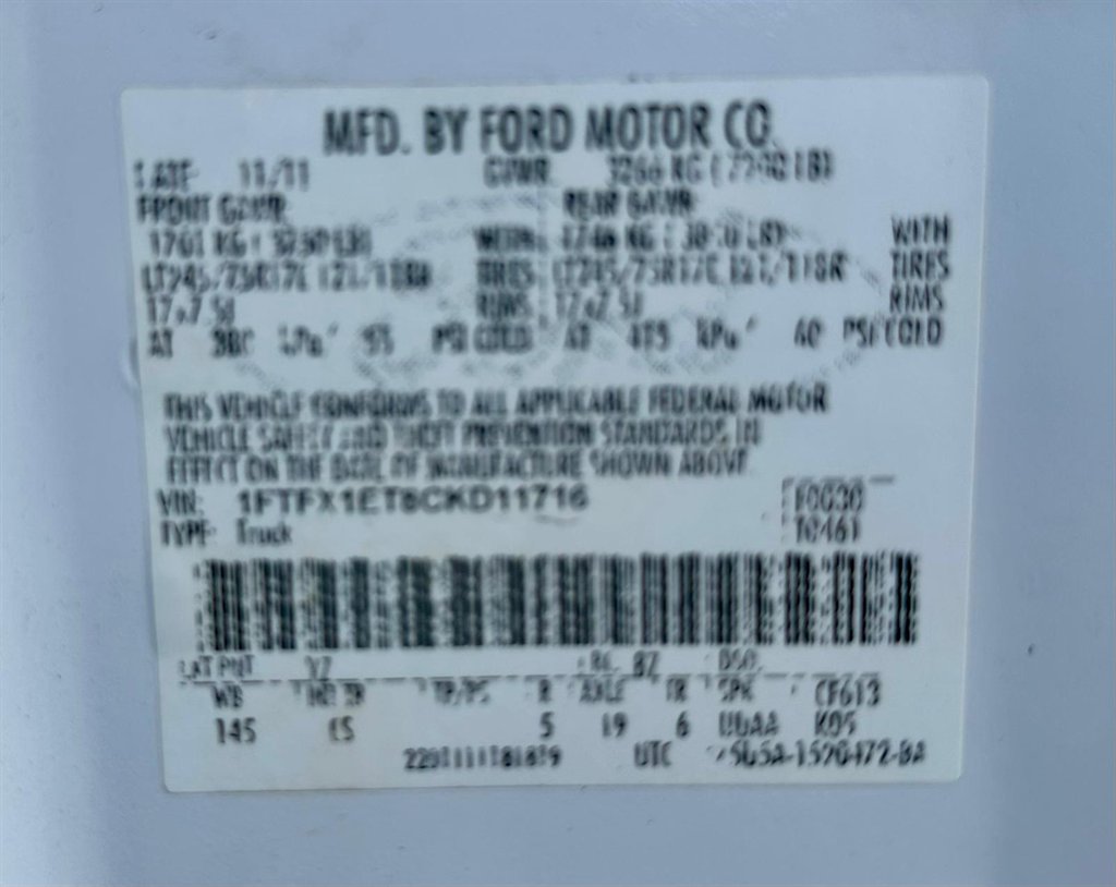 2012 Ford F-150 FX4 photo