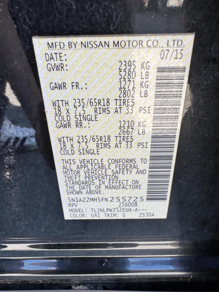 2015 Nissan Murano S photo