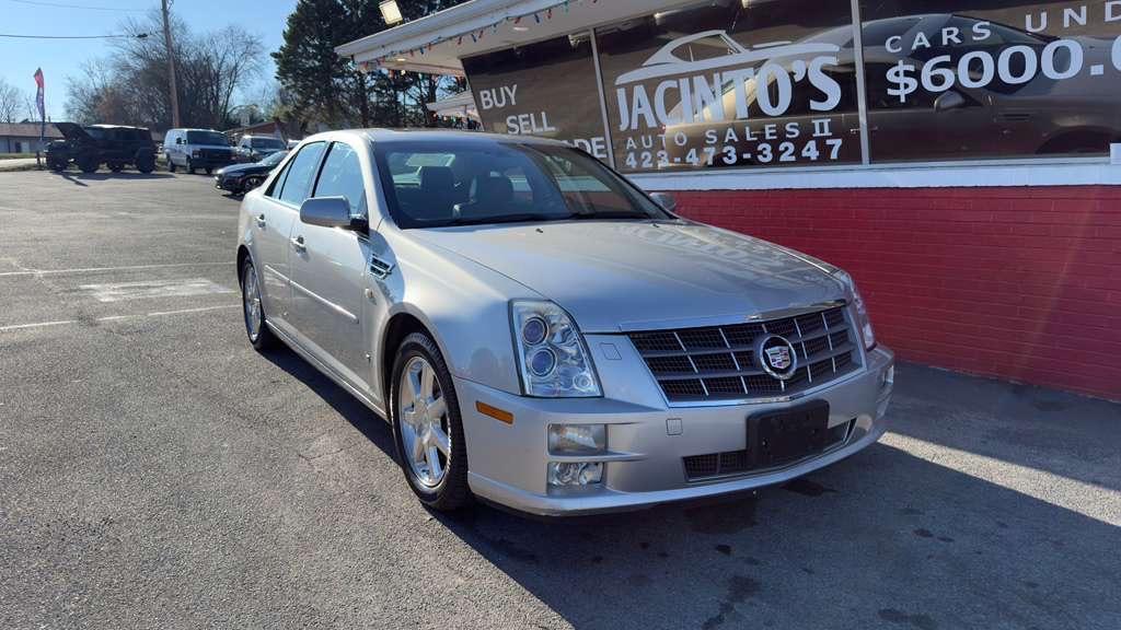 Silver 2008 Cadillac STS V6 AWD Sedan All-Wheel Drive Automatic