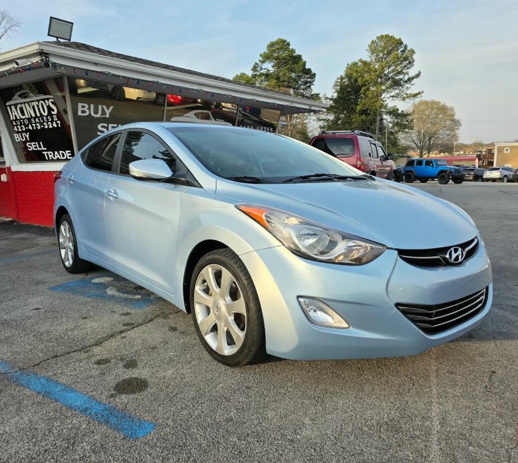 Blue 2011 Hyundai Elantra Limited FWD Sedan Front-Wheel Drive Automatic
