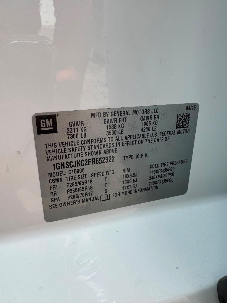 2015 Chevrolet Suburban - $17,995
