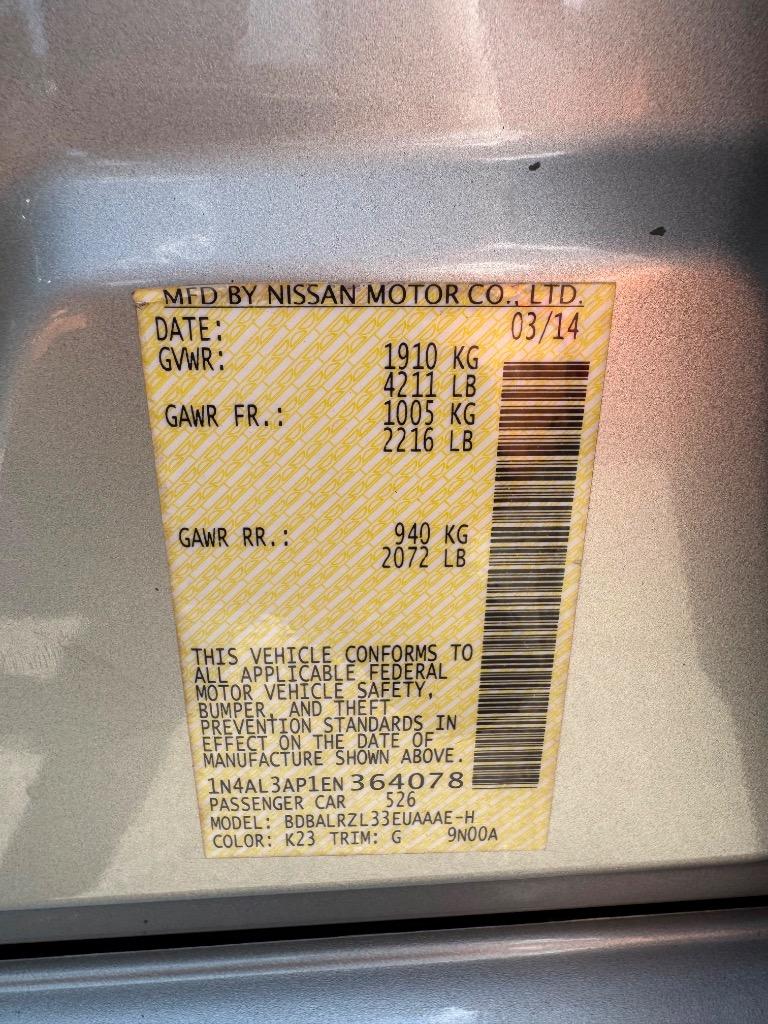 2014 Nissan Altima - $7,995