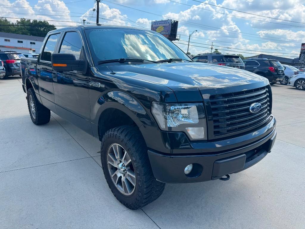Black 2014 Ford F-150 Pickup Truck Four-Wheel Drive Automatic