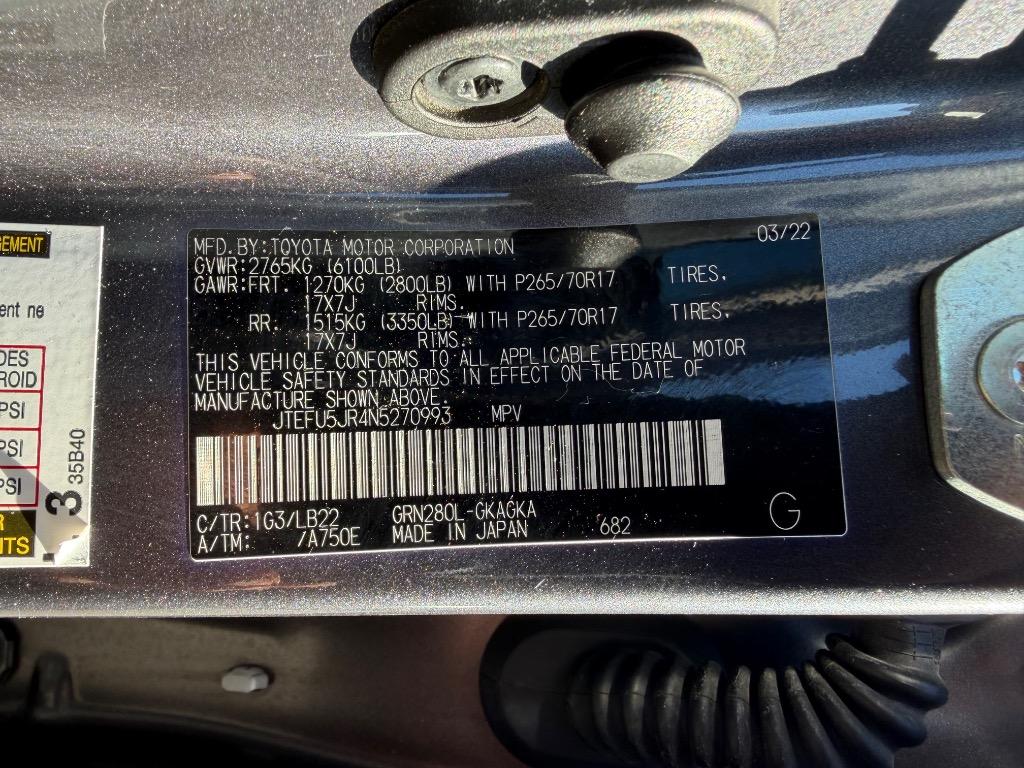 2022 Toyota 4Runner - $30,500