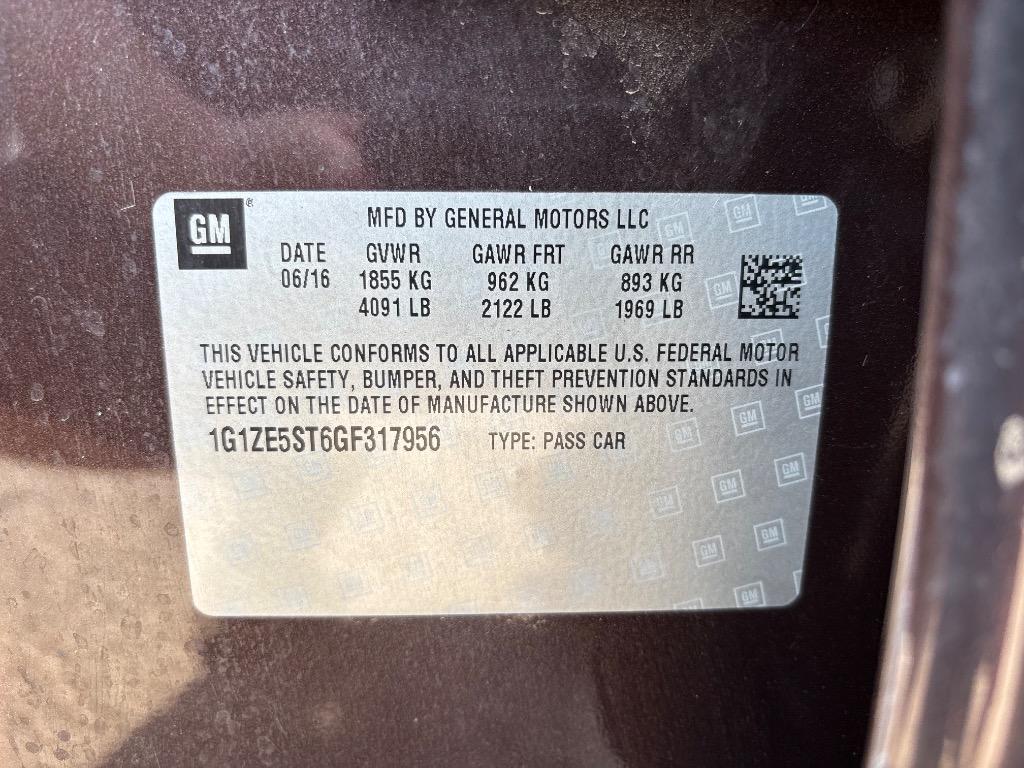 2016 Chevrolet Malibu LT photo