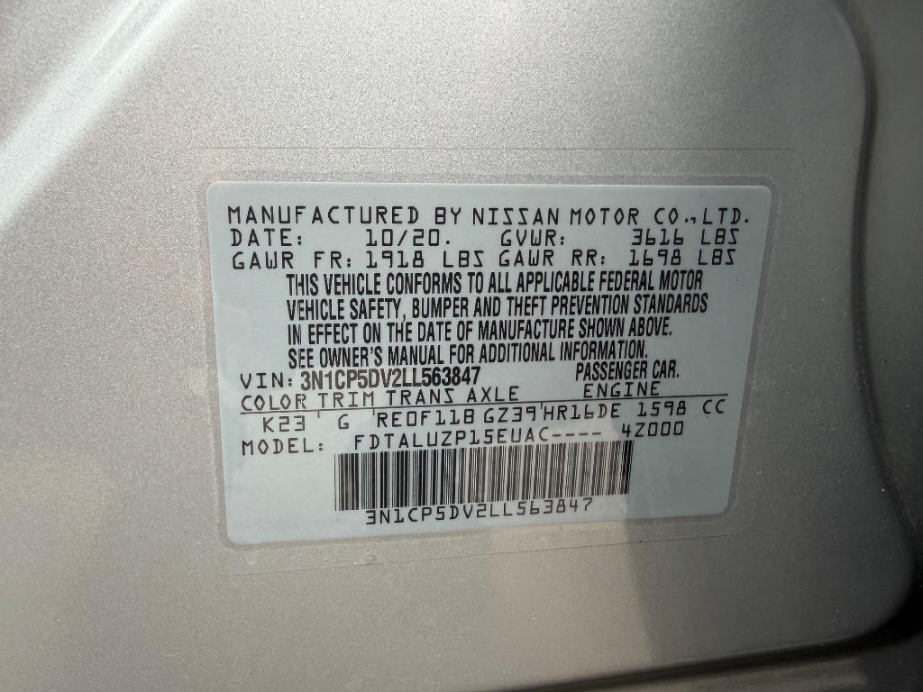 2020 Nissan Kicks - $9,900