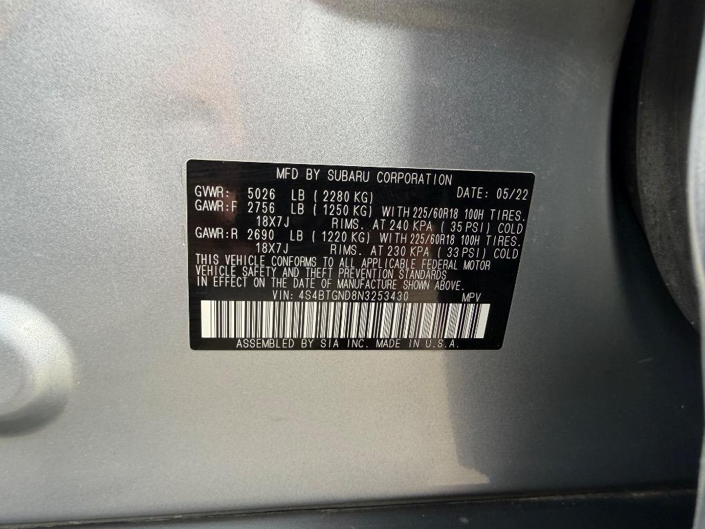 2022 Subaru Outback - $18,900