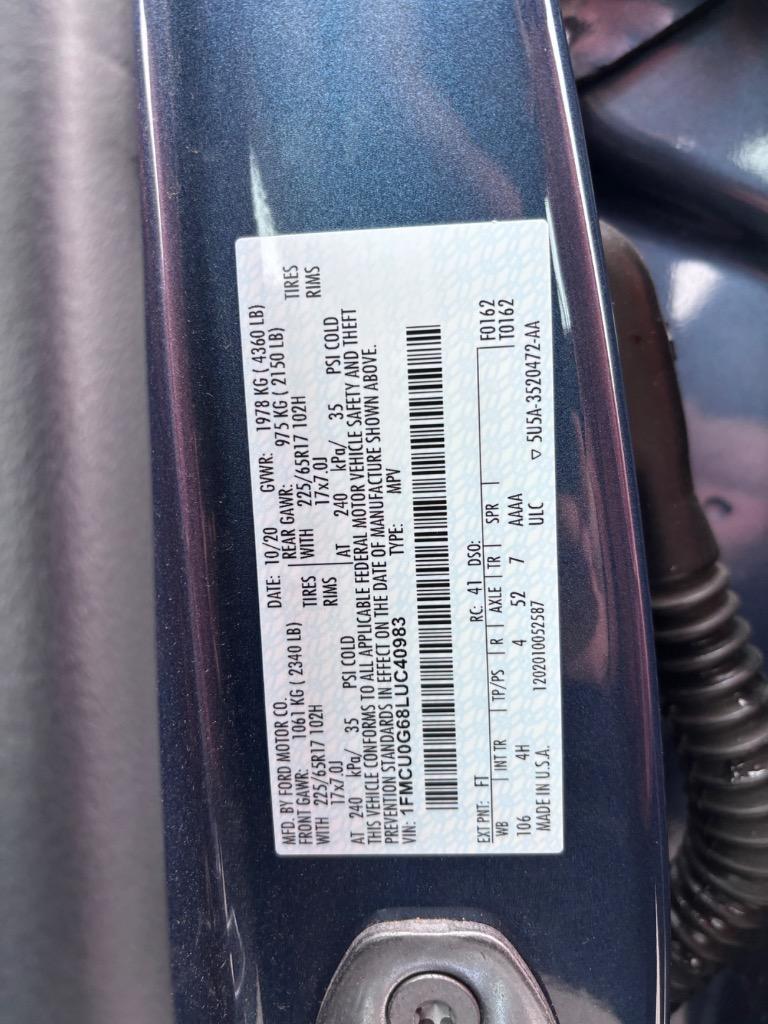 2020 Ford Escape - $14,900